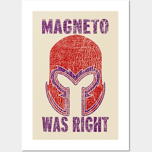 Retro- Red Magneto Helmet Posters and Art